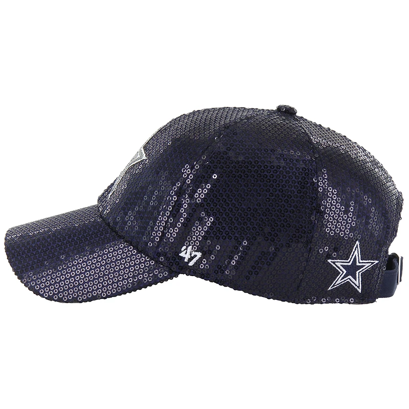 Casquette ajustable Dazzle Clean Up bleu marine '47 des Cowboys de Dallas pour femme