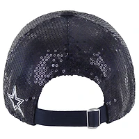 Women's '47  Navy Dallas Cowboys Dazzle Clean Up Adjustable Hat