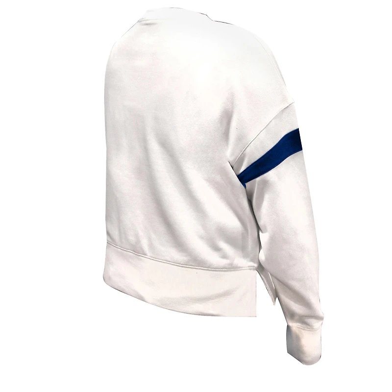 Women's Fanatics White Dallas Cowboys Plus Fleece Pullover Sweatshirt