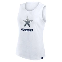 Débardeur blanc flammé Dallas Cowboys Fanatics pour femme