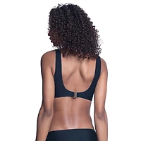 Women's G-III 4Her by Carl Banks  Navy/White Dallas Cowboys Brief Game Bikini Top