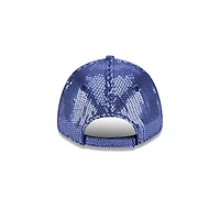Casquette ajustable à paillettes Gameday 9FORTY bleu marine des Cowboys de Dallas de New Era pour femme