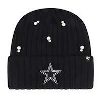 Bonnet en tricot à revers Claudette noir '47 des Cowboys de Dallas pour femme