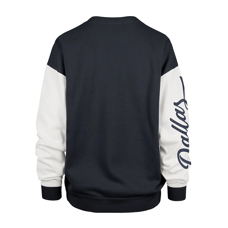 Sweat-shirt à enfiler Double Header Rise Andie des Cowboys de Dallas bleus '47 pour femmes