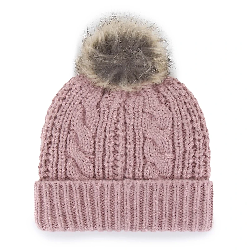 Women's '47 Dusty Rose Dallas Cowboys Meeko Cuffed Knit Hat with Pom