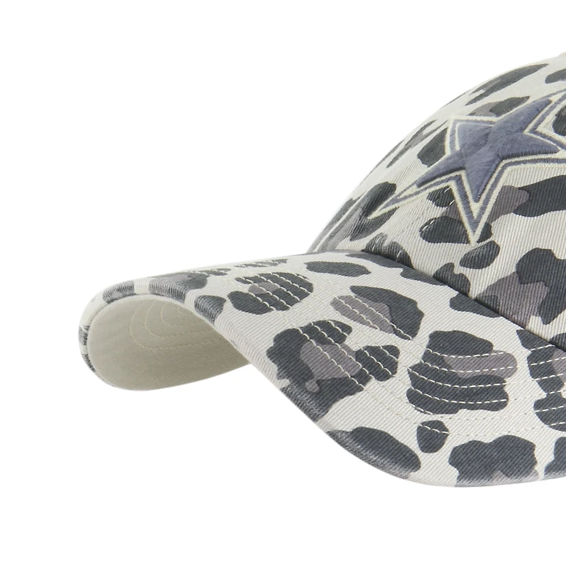 Women's '47  Gray Dallas Cowboys Bagheera Clean Up Adjustable Hat