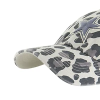 Women's '47  Gray Dallas Cowboys Bagheera Clean Up Adjustable Hat