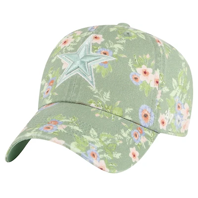 Chapeau réglable vert Dallas Cowboys Meadow Garden Clean Up '47 pour femmes