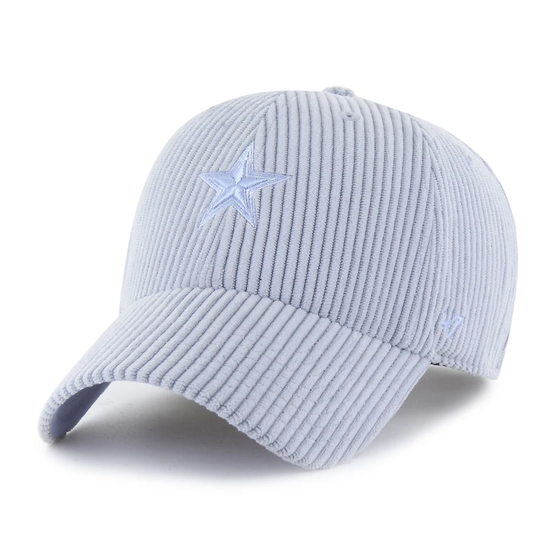 Casquette ajustable Mellow Clean Up bleu clair '47 des Cowboys de Dallas pour femme