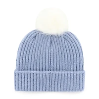 Women's '47 Light Blue Dallas Cowboys Mellow Cuffed Knit Hat with Pom
