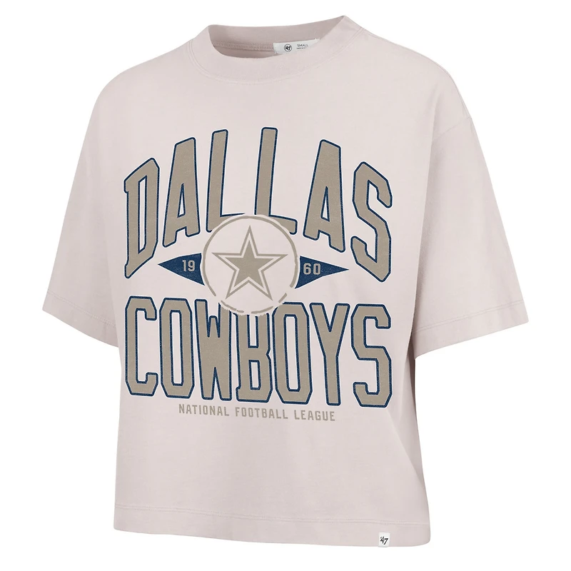 T-shirt court « 47 Natural » des Cowboys de Dallas pour femme, motif Windthrow Ravine