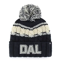 Women's '47 Navy Dallas Cowboys Emma Cuffed Knit Hat with Pom