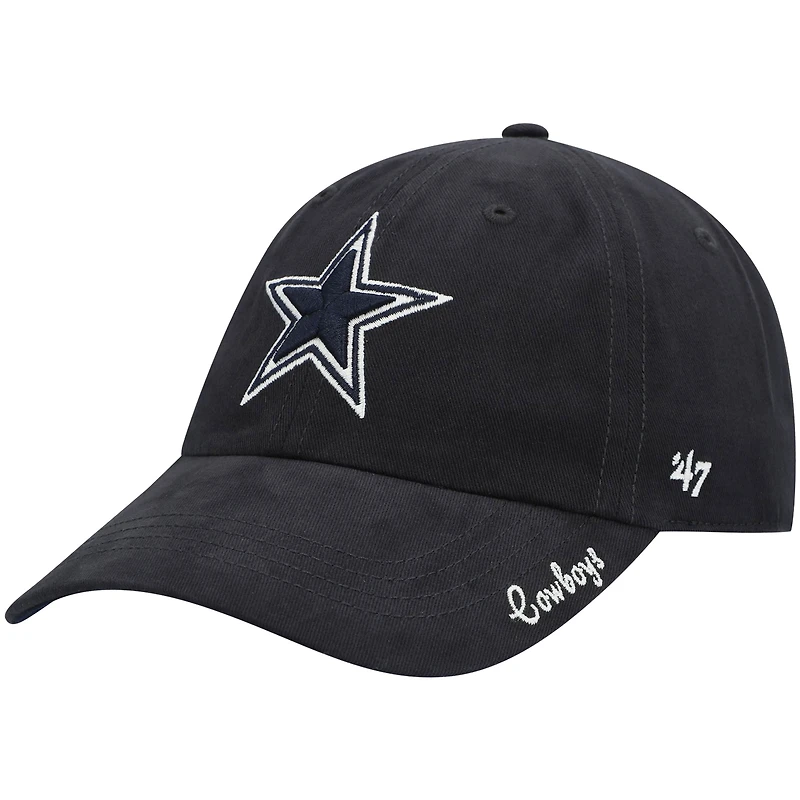 Casquette ajustable pour femme « 47 Navy Dallas Cowboys Miata Clean Up »