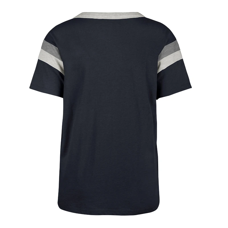 Women's '47 Navy Dallas Cowboys Phoenix V-Neck T-Shirt