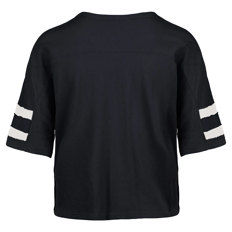 T-shirt court à col en V « 47 » bleu marine Dallas Cowboys Premier Scout pour femme