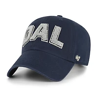 Women's '47 Navy Dallas Cowboys Zoey Clean Up Adjustable Hat