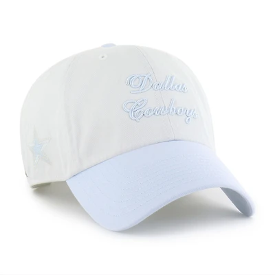 Chapeau ajustable bicolore blanc Dallas Cowboys « Gelato » pour femme