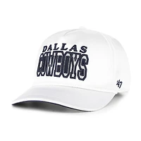 Casquette ajustable Outspoken Hitch blanche des Cowboys de Dallas 1947 pour femme