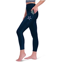 Leggings Certo bleu marine Dallas Cowboys à taille haute et deux poches pour femmes