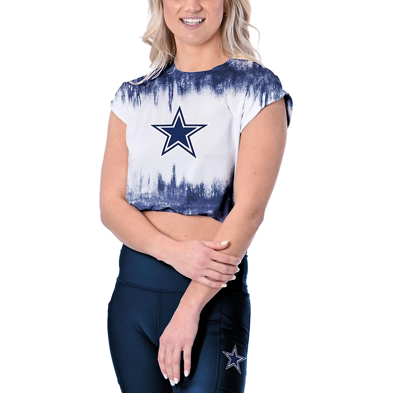 T-shirt court Certo blanc Dallas Cowboys pour femmes