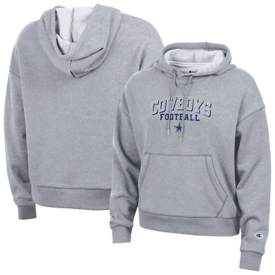 Women's Champion Gray Dallas Cowboys Triumph Tri-Blend Hoodie