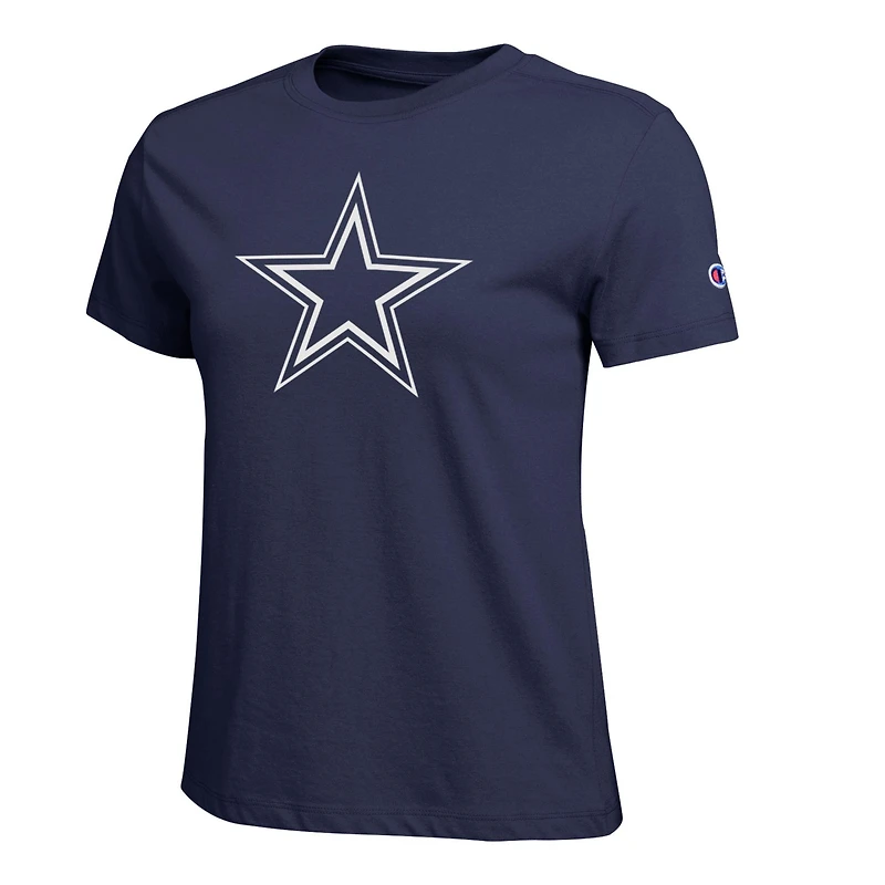 Women's Champion  Navy Dallas Cowboys Logo T-Shirt
