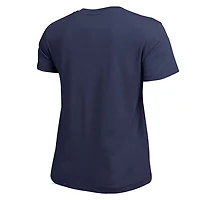 T-shirt Champion pour femmes avec logo des Dallas Cowboys, bleu marine