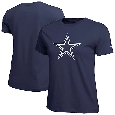 Women's Champion  Navy Dallas Cowboys Logo T-Shirt
