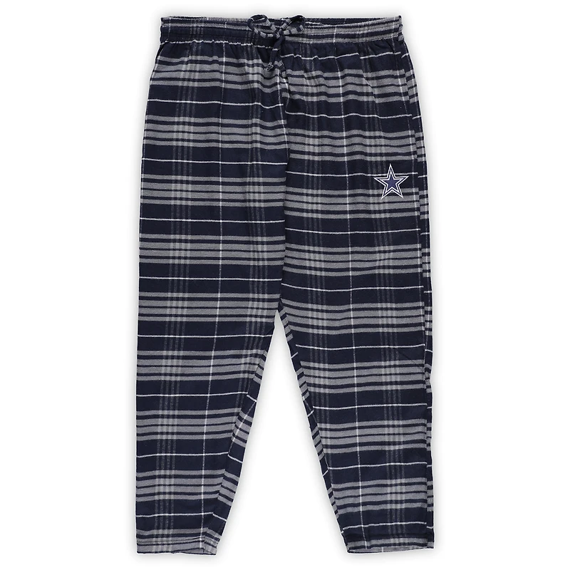 Ensemble de nuit grande taille pour femme Concepts Sport Dallas Cowboys avec t-shirt et pantalon à inscription