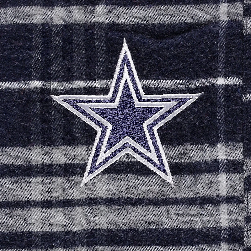 Ensemble de nuit grande taille pour femme Concepts Sport Dallas Cowboys avec t-shirt et pantalon à inscription