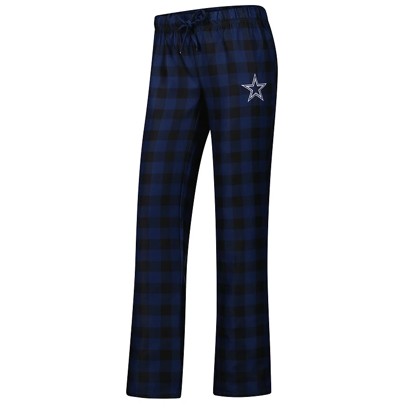 Ensemble de nuit pour femme Concepts Sport gris/bleu marine avec débardeur et pantalon pétition Dallas Cowboys