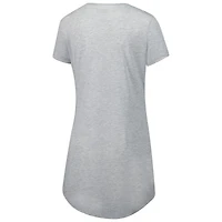 Chemise de nuit en tricot gris Dallas Cowboys Petition pour femme Concepts Sport