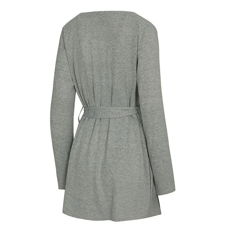 Women's Concepts Sport Heather Gray Dallas Cowboys Rigor Tank, Short & Robe Set