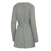 Women's Concepts Sport  Heather Gray Dallas Cowboys Rigor Tank, Short & Robe Set