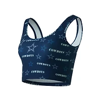 Brassière Concepts Sport Navy à imprimé mosaïque des Cowboys de Dallas pour femme