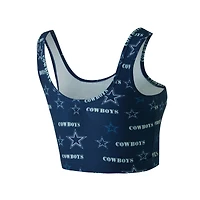 Brassière Concepts Sport Navy à imprimé mosaïque des Cowboys de Dallas pour femme