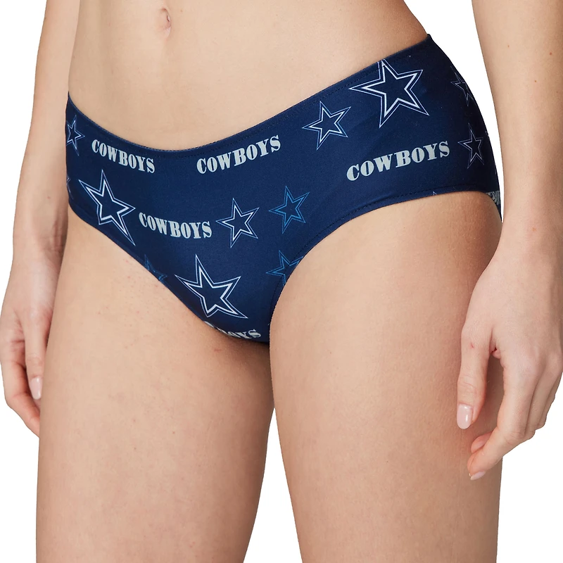 Culotte en tricot à imprimé mosaïque intégral des Cowboys de Dallas la collection Concepts Sport Navy pour femme