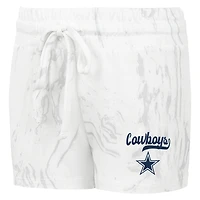 Concepts Sport pour femmes - Ensemble débardeur et short à quartz blanc Dallas Cowboys grande taille