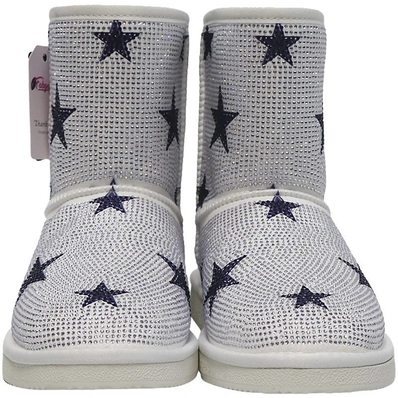Women's Cuce  Dallas Cowboys Logo Pull on Ankle Boots