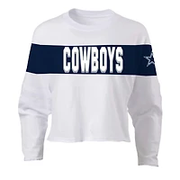 Women's Fanatics CeeDee Lamb Ash Dallas Cowboys Plus Name & Number T-Shirt