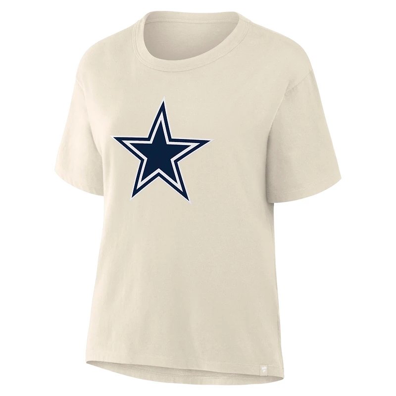 Women's Fanatics Cream Dallas Cowboys Dove Legacy T-Shirt