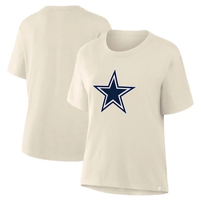 T-shirt crème Fanatics pour femme des Cowboys de Dallas Dove Legacy