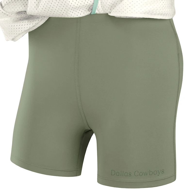 Jupe-short de bien-être Studio Dallas Cowboys Fanatics Cream pour femme