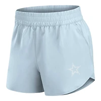 Short tissé Fanatics gris Dallas Cowboys Front Office pour femmes