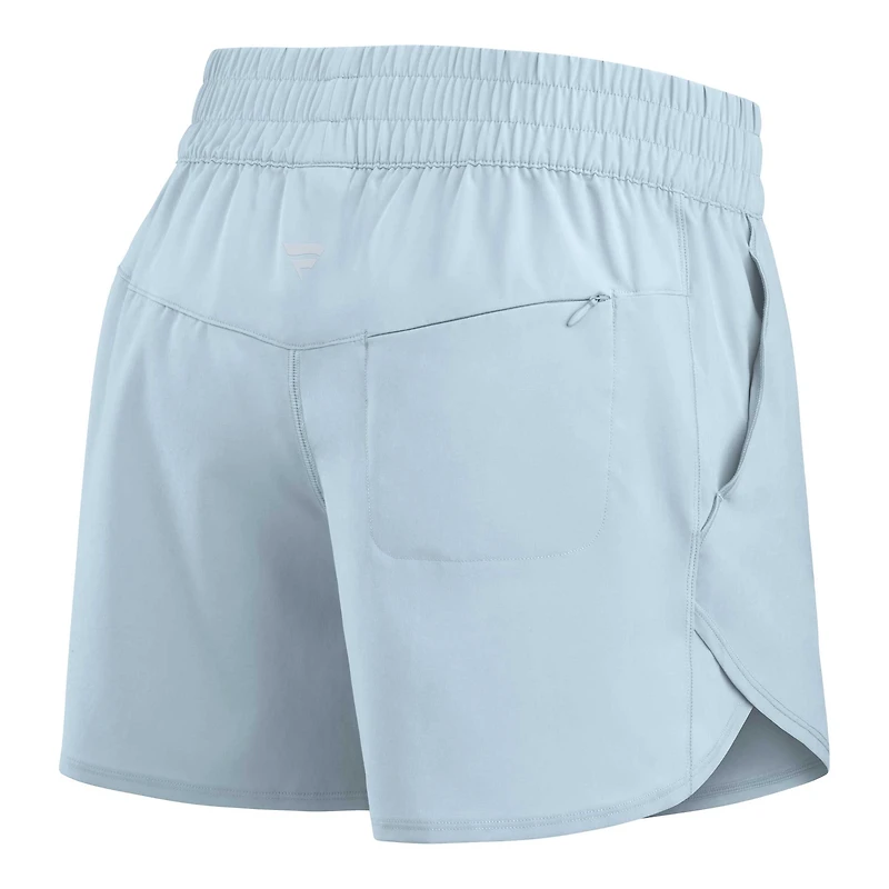 Short tissé Fanatics gris Dallas Cowboys Front Office pour femmes