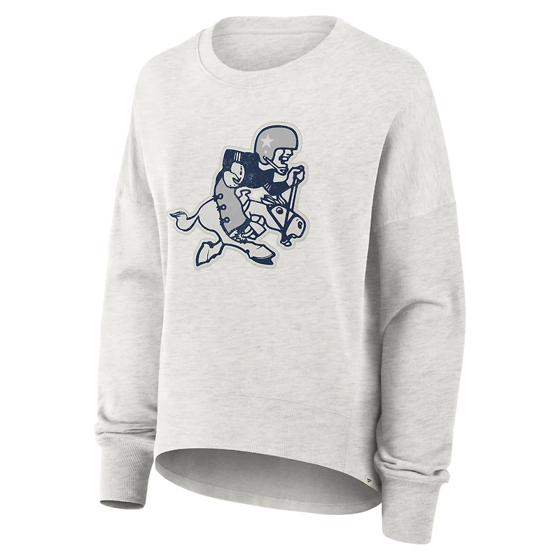 Sweat-shirt surdimensionné Fanatics gris chiné pour femme
