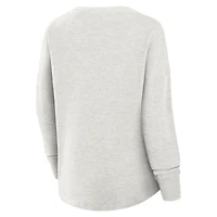 Women's Fanatics Heather Gray Dallas Cowboys Oversized Hometown Pullover Sweatshirt