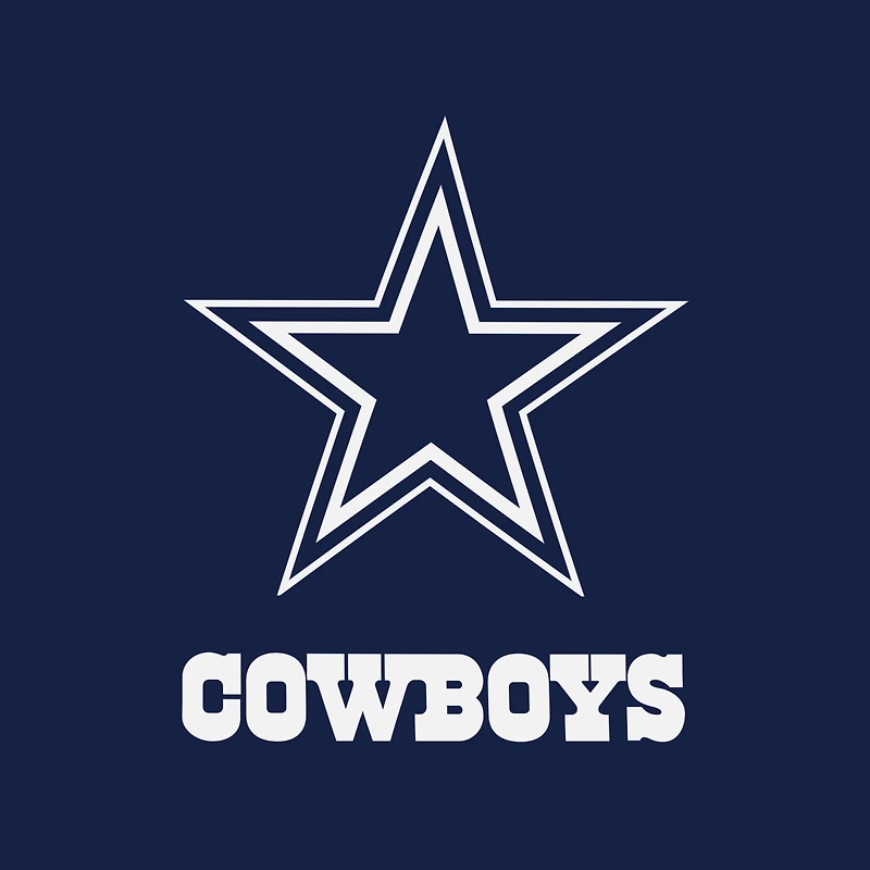 Women's Fanatics Navy/White Dallas Cowboys Backup Option Long Sleeve Hoodie T-Shirt