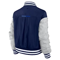 Veste à boutons-pression intégrale Elements Wave de Dallas Cowboys la marque Fanatics pour femme, bleu marine
