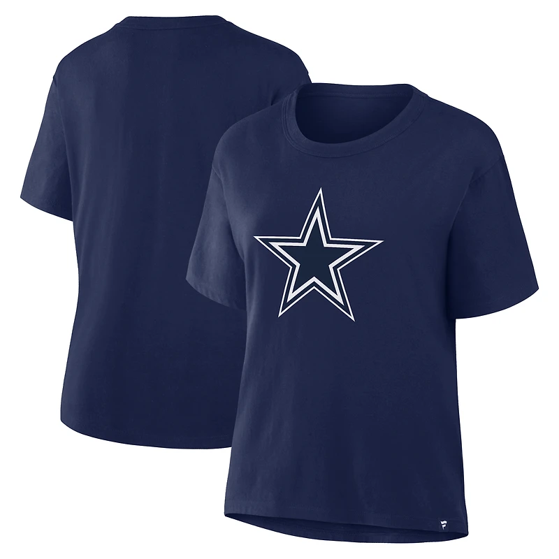 Women's Fanatics Navy Dallas Cowboys Essential Legacy T-Shirt